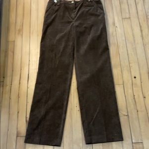 Larry Levine Brown corduroy pants